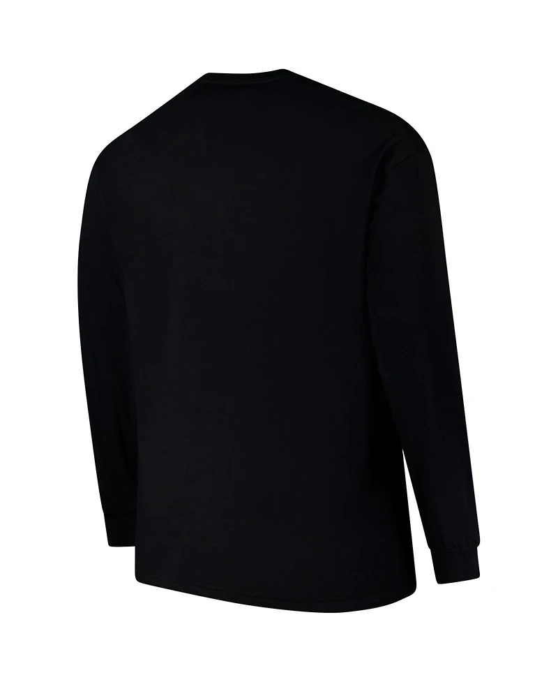 Fanatics Men's Black Seattle Seahawks Big Tall Pop Long Sleeve T-Shirt