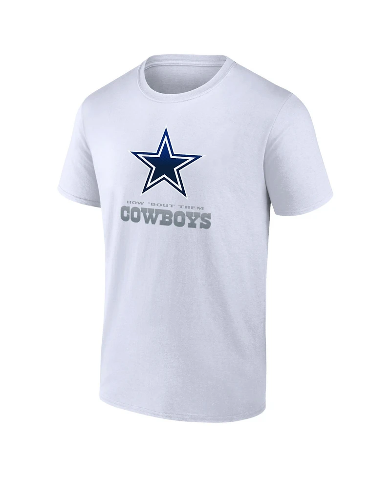 Dallas Cowboys Merchandise Men's White Stats T-Shirt