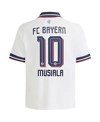Adidas Big Boys and Girls Jamal Musiala White Bayern Munich 2026/27 Away Replica Jersey