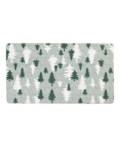 Eddie Bauer Christmas Trees Non-Slip Kitchen Mat