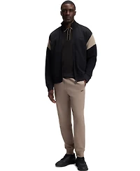 Boss by Hugo Men's Interlock Cotton Striped-Trim Polo Shirt
