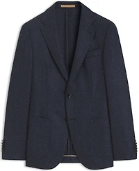 Boss by Hugo Men's Patterned Wool Slim-Fit Jacket
