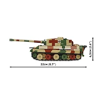 Cobi Historical Collection Pz.Kpfw. Vi B Tiger Ii Konigstiger Rotating Turret 500-Piece Building Set, Ages 8+