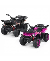 Mecale 24V Electric Kids Ride-On Quad Atv with Led Headlights, 66 lb. Capacity, Ages 3+, 2-Pack