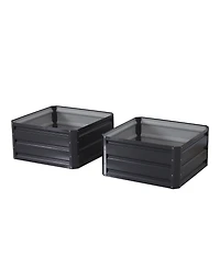 Outsunny 23.5" Raised Wall Garden Planet Beds for Vegetables and Flowers
