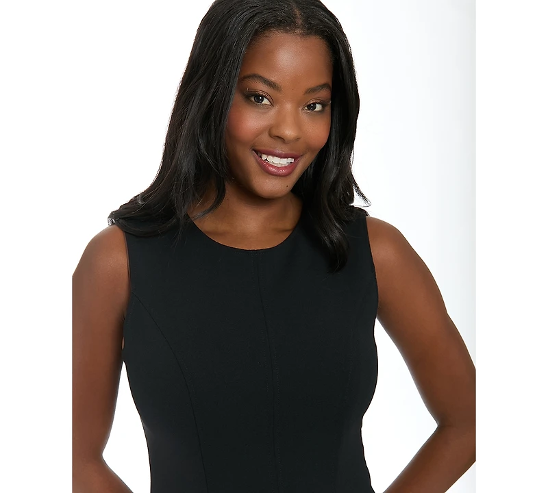 London Times Women's Crewneck Dress
