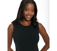 London Times Women's Crewneck Dress