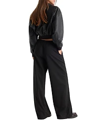 Good American Women's Straight-Leg Pull-On Trouser