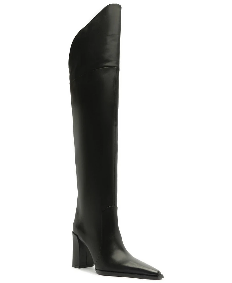 Schutz Women's Raffaela Over-The-Knee Block Heel Boots