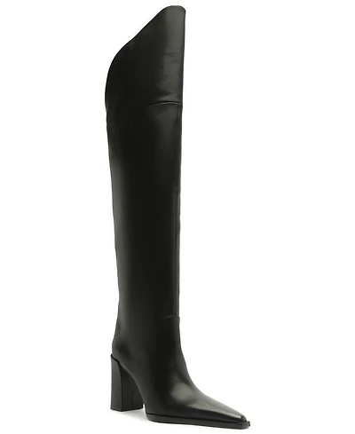 Schutz Women's Raffaela Over-The-Knee Block Heel Boots