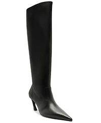 Schutz Women's Lexi Mid Pointed Toe Slouch Dress Boots