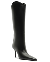 Schutz Women's Mary Ellen Heeled Pointed Toe Tall Dress Boots