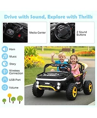 Mecale 24V 2-Seater Remote-Control Ride-On Truck, Ages 3+