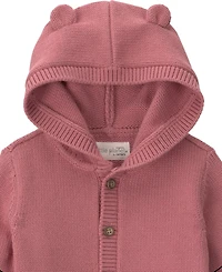 Little Planet by carter's Baby Girls' Cotton Sweater Knit Hooded Cardigan and Pant Set
