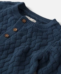 Little Planet by Carter's Baby Boys' or Girls' Sweater-Knit Long-Sleeve Jumpsuit