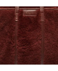 Pre-Owned Balenciaga Women's Bazar Medium Shearling and Leather Tote