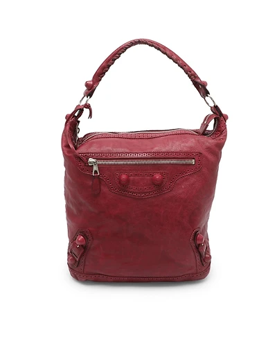 Pre-Owned Balenciaga Classic Covered Giant Hardware Day Leather Hobo Bag