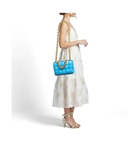 Pre-Owned Bottega Veneta Women's Padded Cassette Leather Chain Shoulder Bag