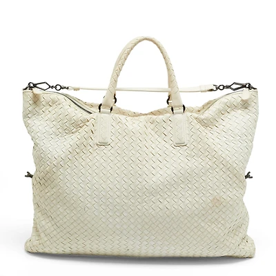Pre-Owned Bottega Veneta Intrecciato Woven Leather Large Convertible Tote