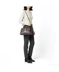 Pre-Owned Bottega Veneta Piazza Medium Leather Top Handle Bag