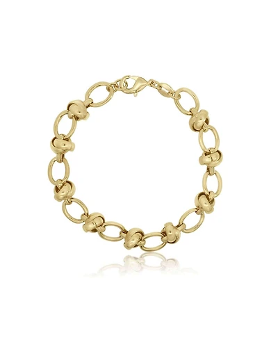The Lovery Knot Link Bracelet 18K Gold Filled Over Brass