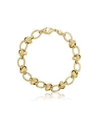 The Lovery Knot Link Bracelet 18K Gold Filled Over Brass