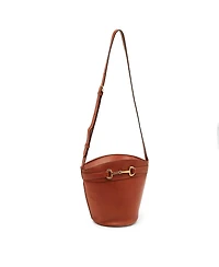 Pre-Owned Celine Women's Crecy Horsebit Leather Bucket Bag