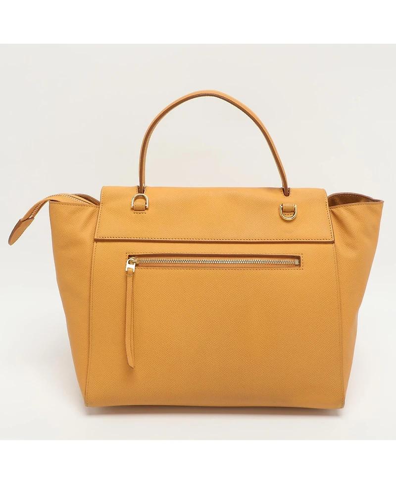 Pre-Owned Celine Women's Belt Bag Leather Top Handle Satchel