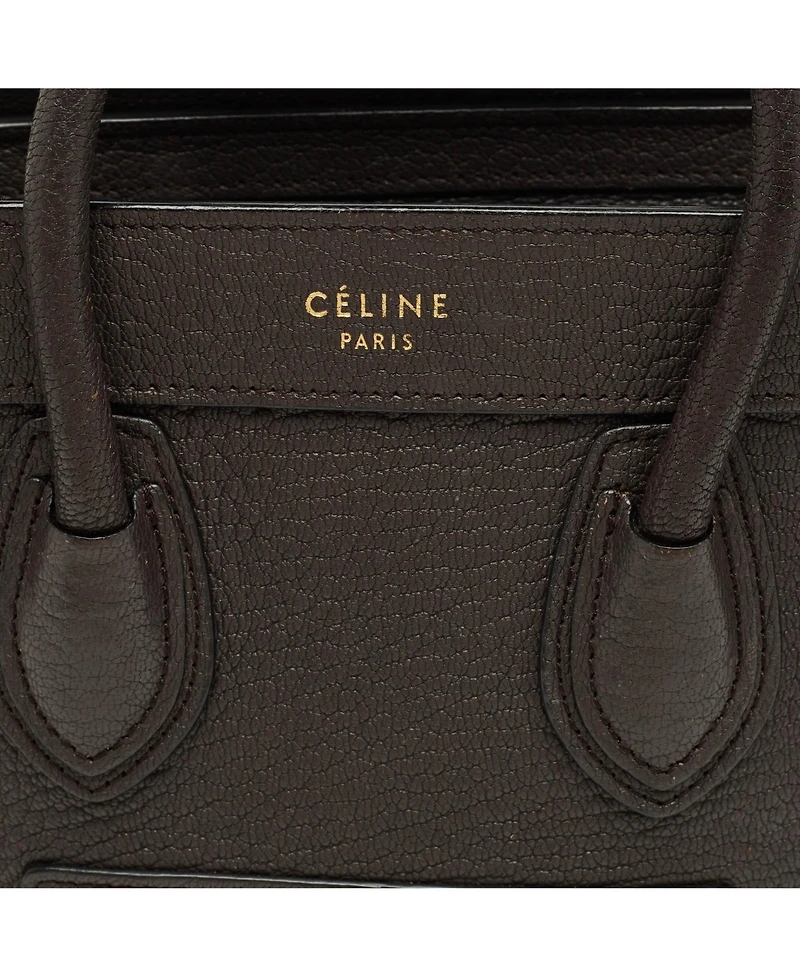 Pre-Owned Celine Women's Luggage Tote in Grained Leather