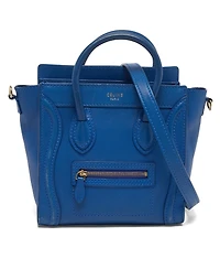 Pre-Owned Celine Women's Leather Nano Luggage Tote Bag