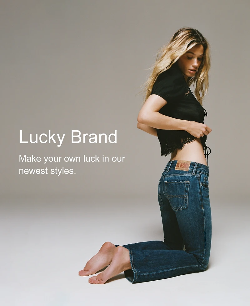 Lucky Brand Women's Ultra Low-Rise Lil Maggie Flare Jeans