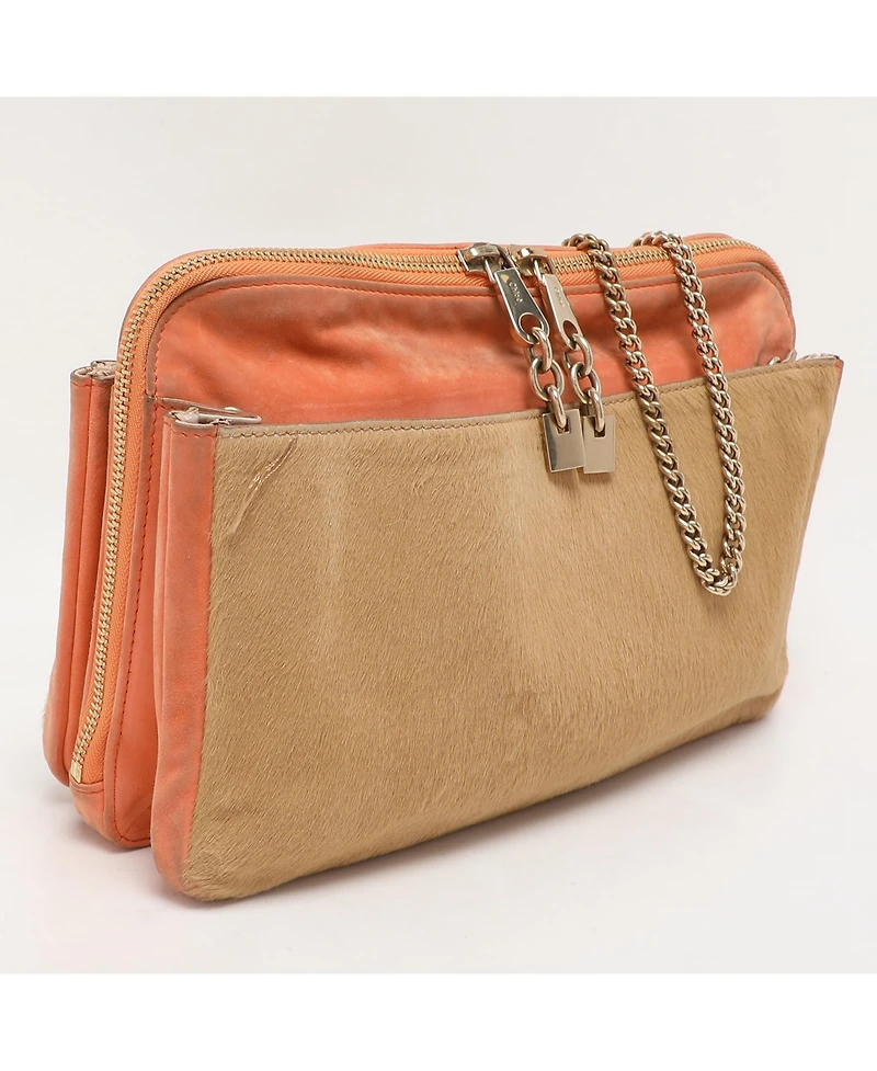 Pre-Owned Chloe Women's Calf Hair Shoulder Bag