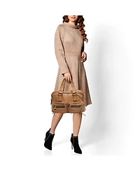 Pre-Owned Chloe Women's Leather Double Pocket Satchel Bag
