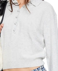 Lioness Women's Polo Collar Coco Knit Top