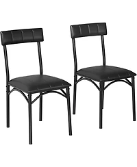 gaomon 5-Piece Dining Table Set for 4, Rectangular Kitchen And Dining Room Table with Upholstered Chairs, Space-Saving for Apartment And Studio