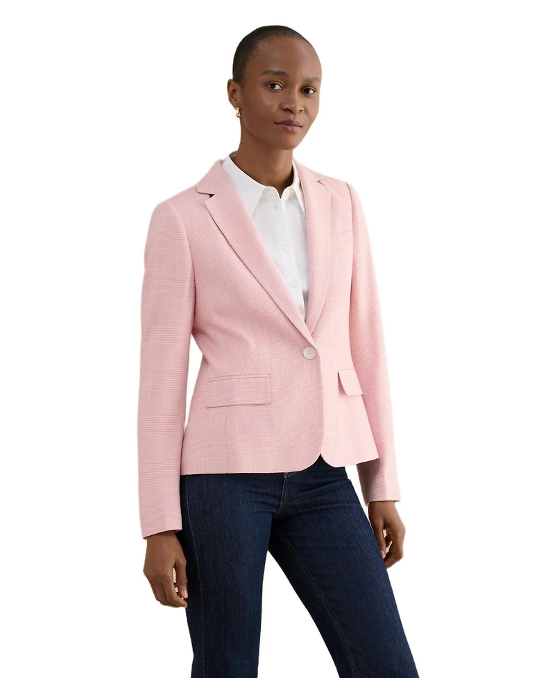 Hobbs London Women's Blake Single-Button Tailored Blazer