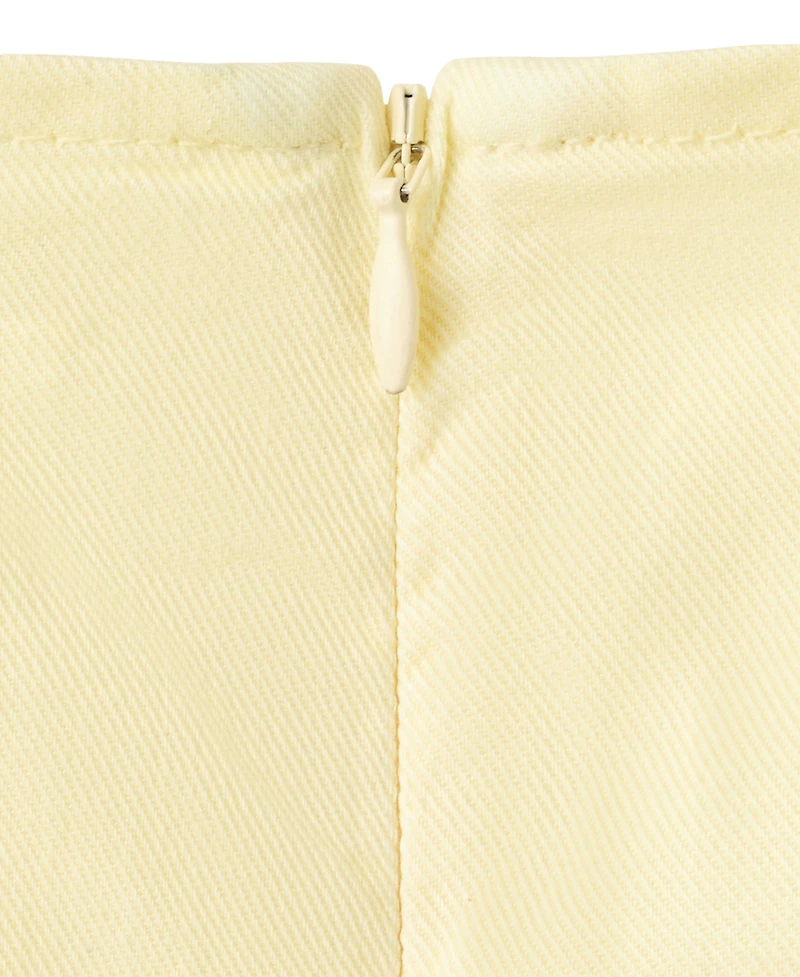 Mango Women's Straps and Bow Detail Mini Cotton Dress