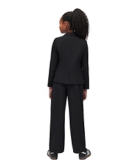 Calvin Klein Girls' 7-16 Refined Stretch Tailored Jacket