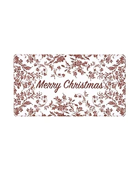 Laura Ashley Amberley Merry Christmas Non-Slip Kitchen Mat