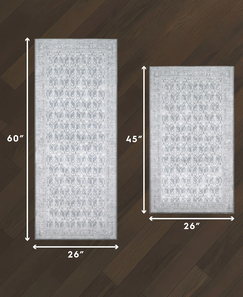 Laura Ashley Eden Soft 2-Piece Accent Rug Set
