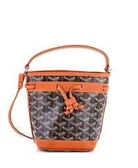 Pre-Owned Goyard Mini Petit Flot Bucket Bag Coated Canvas