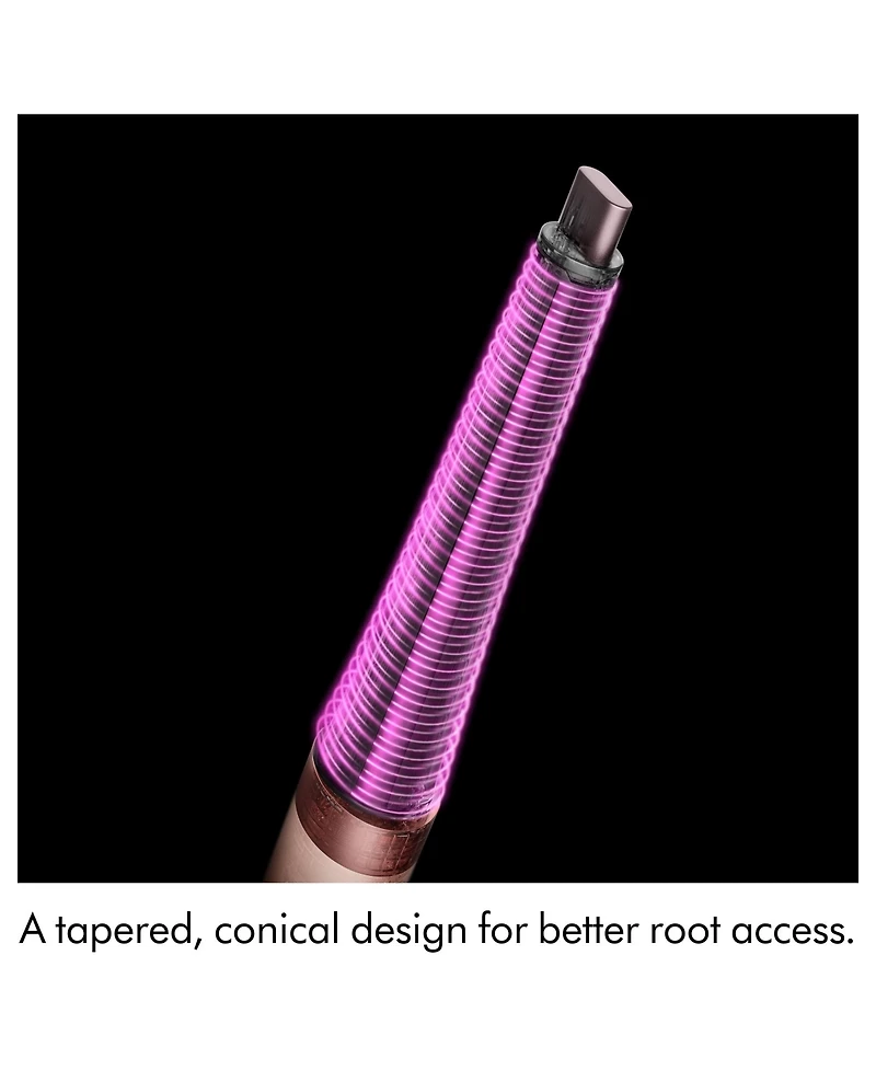 Dyson Conical Co-anda2x Curling Barrel Attachment | Black/Purple