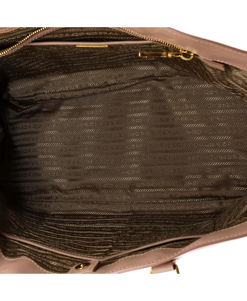 Pre-Owned Prada Large Lux Open Tote Saffiano Leather
