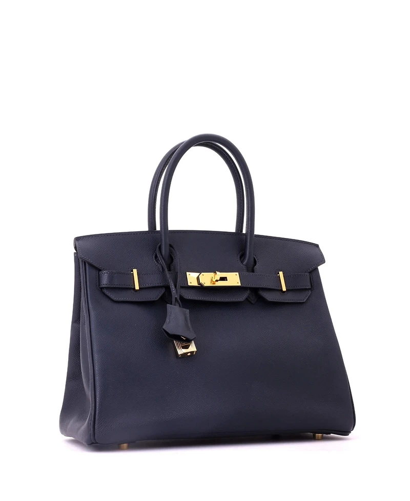 Pre-Owned HERMES Birkin 30 Handbag Epsom with Gold Hardware