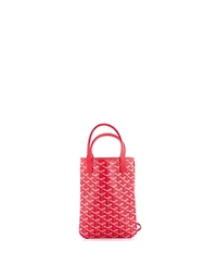 Pre-Owned Goyard Mini Poitiers Tote Printed Coated Canvas and Printed Canvas