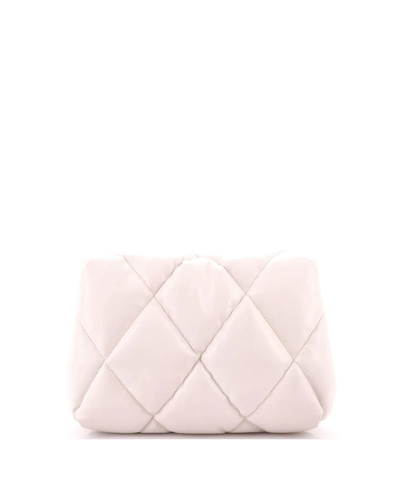 Pre-Owned Balenciaga Medium Touch Clutch Quilted Puffy Leather
