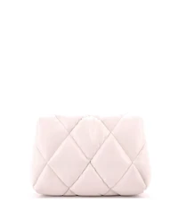 Pre-Owned Balenciaga Medium Touch Clutch Quilted Puffy Leather
