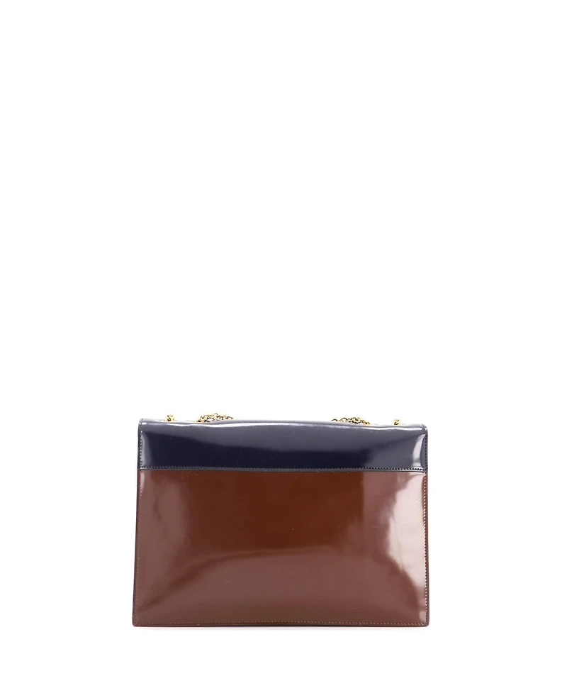 Pre-Owned Celine Medium Pocket Envelope Shoulder Bag Patent