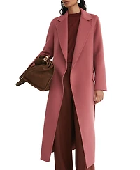 Reiss Women's Marlowe Wool-Blend Double-Breasted Blind-Seam Coat