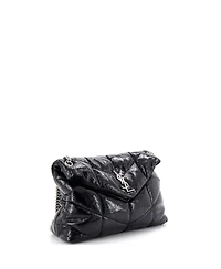 Pre-Owned Saint Laurent Medium Loulou Puffer Shoulder Bag Quilted Patent